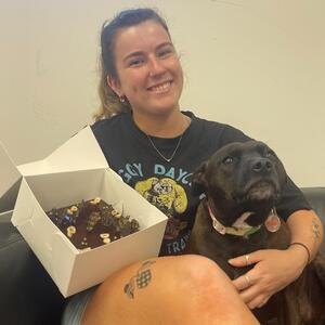 We are so sad to be farewelling our wonderful daycare team member, Jasmine 😭
Jasmine has worked with us since 2021 and has been an integral part of our team from the day she started up until today, when she is leaving us. 
She is an absolute favourite amongst the pups and we are certain they will miss her just as much as we will. 
Jasmine has always given 100% with the love and care and attention towards our four legged friends. She will be so, so missed. 
Wherever life takes Jas, we will always have a job here for her. 

Please leave her your good luck and well wishes for her next exciting adventures. 🍀💕🥰

- [ ] #scruffysdogs #scruffysdogsofinstagram #scruffyssquad #scruffysdoggydaycare #scruffys #scruffyspups #dogsofthenorthernbeaches #northernbeachesdogs #northernbeacheslocal #ilovemydog #weloveourjob #dogoftheday #doglovers #brookvale #dogsofsydney #dogsofinstagram #howmuchfuncanoneplacebe #wherefriendshipsaremade #wheremannersaretaught #daycare #doglover #dogphotography