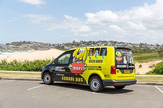 Scruffy's Doggy School Bus